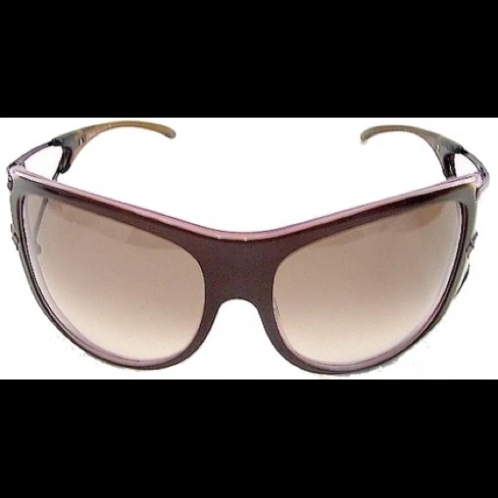 Versace Sunglasses - Style 4086 - Brown / Light Violet - Y2K - Picture 2 of 10